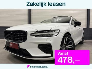 Volvo V60 T6 Recharge AWD R-Design PANO/TREKHAAK/HEAD-UP/MEM beschikbaar voor biedingen