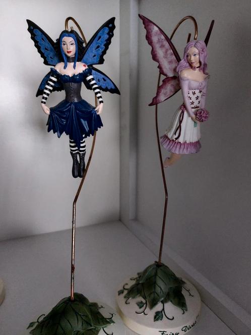 2x Amy Brown Fairy Diva elfje - Naughty en Nice, Verzamelen, Beelden en Beeldjes, Zo goed als nieuw, Fantasy, Ophalen of Verzenden