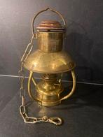 Antieke Scheepslantaarn / scheepslamp / olielamp, Antiek en Kunst, Antiek | Lampen, Ophalen of Verzenden