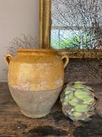 Antiek franse confit pot, nr 3, Ophalen of Verzenden