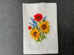 Geborduurde schilderijtjes bloemen, Ophalen of Verzenden, Overige typen