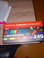 Acrylmarkers Zibeef 0.7mm - Kleuren op nummer, Ophalen