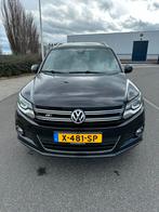 Volkswagen Tiguan 2.0 TDI 135KW/184PK 4M 7-DSG 2015 Zwart, Auto's, Zwart, Zwart, Leder, Diesel