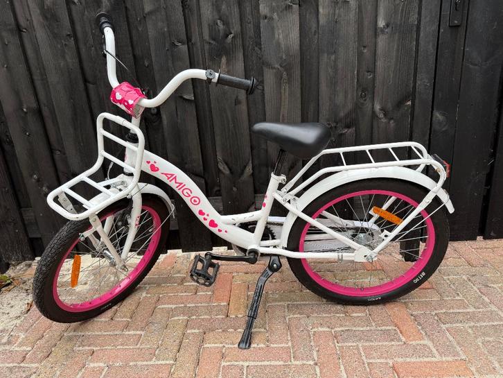 Amigo Bloom meisjesfiets 20 inch, Fietsen en Brommers, Fietsen | Meisjes, Gebruikt, 20 inch, Ophalen