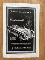 Mercedes-Benz 220S Convertible originele advertentie vintage, Ophalen of Verzenden, Gelezen, Mercedes