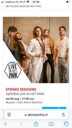 2x Stones sessions kaartjes Steenwijk/ sijperda, Tickets en Kaartjes, Twee personen, Augustus, Rock of Poprock