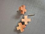 hk living kapstok haakjes hout, Huis en Inrichting, Woonaccessoires | Kapstokken, Wandkapstok, Gebruikt, Ophalen of Verzenden