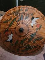 Vintage Papieren Paraplu met Kraanvogels, Ophalen of Verzenden