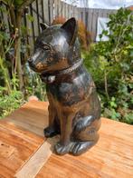 Brons, bronzen kat, poes, Ophalen