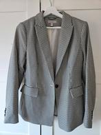 Colbert zwart-wit met pied-de-poule motief, Maat 38/40 (M), H&M, Zwart, Ophalen of Verzenden