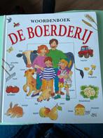 Woordenboek De Boerderij - Leerzaam prentenboek, Boeken, Ophalen of Verzenden, Gelezen, Uitklap-, Voel- of Ontdekboek, 3 tot 4 jaar