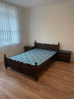 Tweepersoons bed 140x200 met 2 nachtkastjes, Huis en Inrichting, Ophalen, Zo goed als nieuw, Tweepersoons, Vintage