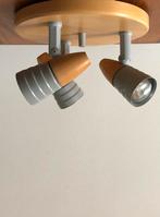 Vintage massive plafondlamp met 3 spots, Huis en Inrichting, Ophalen of Verzenden, Zo goed als nieuw, Metaal of Aluminium