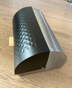 Moderne metalen broodtrommel met schuifdeksel. Nieuw, Ophalen of Verzenden, Nieuw