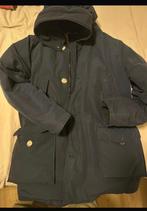 Woolrich parka jas navy blue, Ophalen, Maat 48/50 (M), Blauw, Gedragen