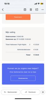 Walibi fright night tickets, Tickets en Kaartjes, Recreatie | Pretparken en Attractieparken, Twee personen, Ticket of Toegangskaart