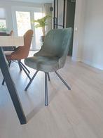 Vier eetkamerstoelen met pocketvering, Huis en Inrichting, Ophalen, 75 m² of meer, Zwart, Zo goed als nieuw