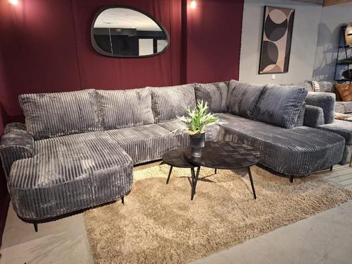 U-bank Milaan Direct leverbaar! 5 Jaar Garantie !, Huis en Inrichting, Banken | Complete zithoeken, Nieuw, Hout, Stof, Ophalen of Verzenden