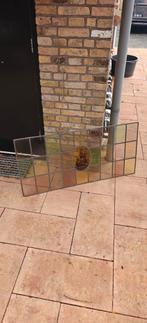 Antiek Loodraam met Schip - 1110x530mm, Antiek en Kunst, Ophalen of Verzenden