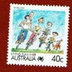 Fietsen ( Recreatief) - Australie - "Living together"- gebr, Postzegels en Munten, Ophalen of Verzenden, Sport, Gestempeld