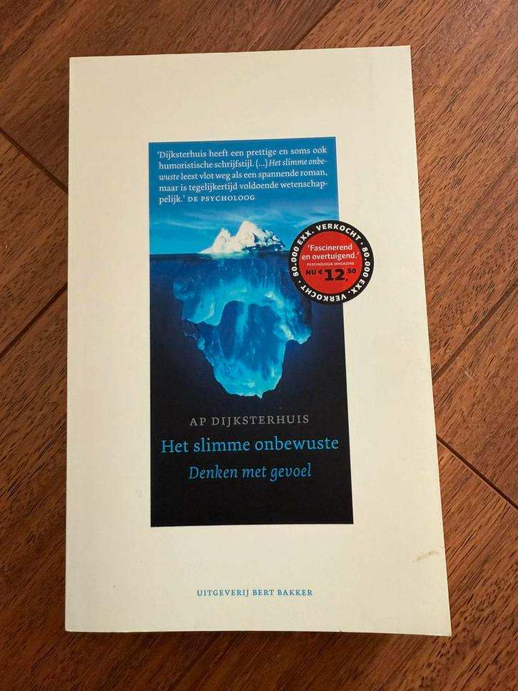 Ap Dijksterhuis - Het slimme onbewuste, Boeken, Filosofie, Zo goed als nieuw, Ophalen of Verzenden
