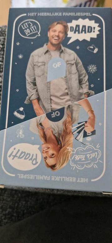 Daad of Praat! Familiespel beschikbaar voor biedingen