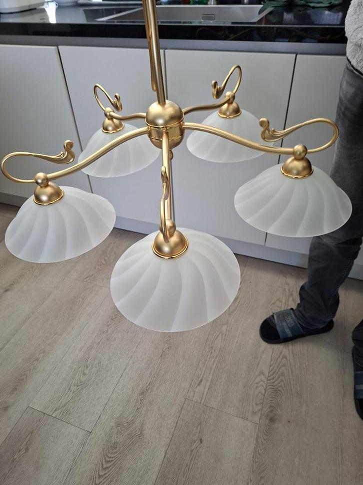 Schemerlamp met 5 lampjes, Huis en Inrichting, Lampen | Hanglampen, Zo goed als nieuw, Minder dan 50 cm, Ophalen