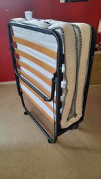 Opklapbed, zgan, Ophalen, Eenpersoons, Wit, 190 cm of minder