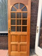 Hardhout deur zie omschrijving, Doe-het-zelf en Verbouw, Deuren en Horren, Ophalen of Verzenden, Zo goed als nieuw