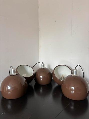 Space Age Bol Lampen Set van 5 beschikbaar voor biedingen