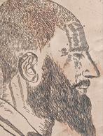 Ets man met baard begin 20e eeuw, Verzenden