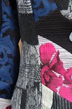 Jas zwart/rose/blauw/grijs Joseph Ribkoff mt 38/40 OPRUIMING, Maat 38/40 (M), Blauw, Joseph Ribkoff, Ophalen of Verzenden