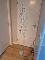 Staande kamerlamp, rvs kleur 1m65 hoog diameter voet 20cm, Huis en Inrichting, Lampen | Vloerlampen, Ophalen, Onbekend, Zo goed als nieuw