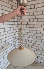 Vintage Hanglamp - Glazen Kap, Ophalen, Gebruikt, Vintage, Glas
