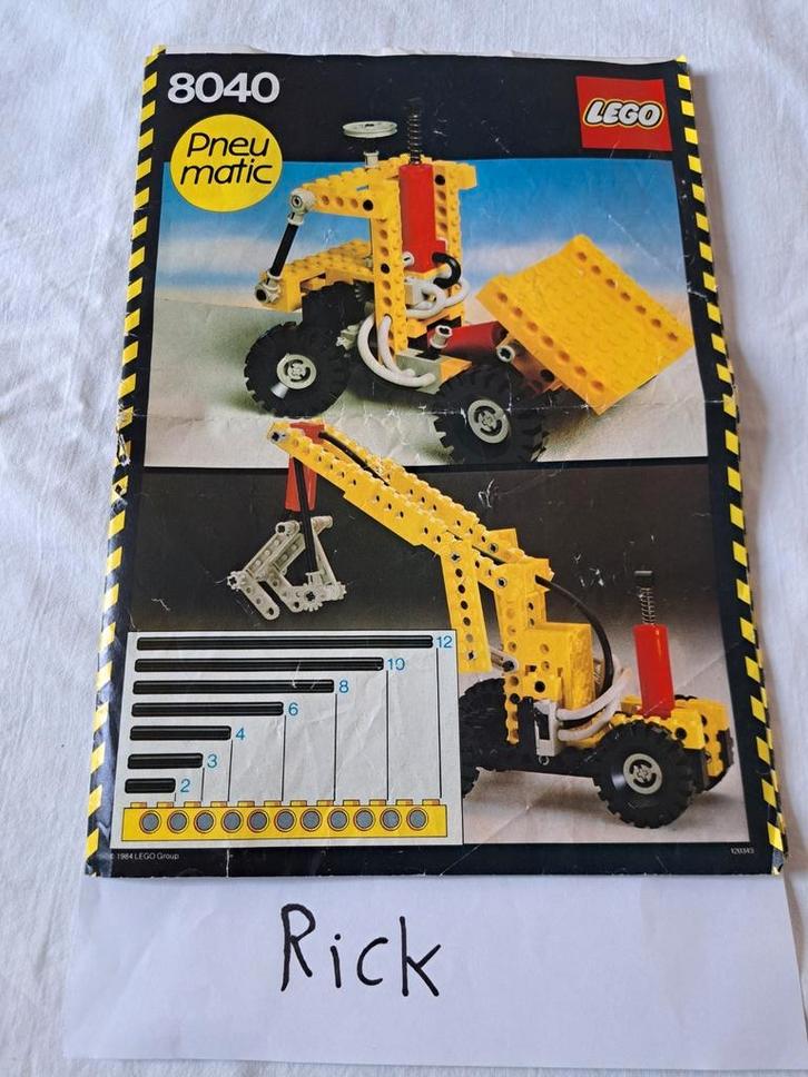 Technic lego set 8040, Kinderen en Baby's, Speelgoed | Duplo en Lego, Zo goed als nieuw, Ophalen of Verzenden