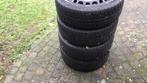 Te koop 4 michelin winterbanden op stalen velgen, Auto-onderdelen, Banden en Velgen, Ophalen, 16 inch, Banden en Velgen, Winterbanden