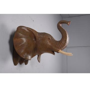 Elephant Head Wall Decor beeld – Olifant Lengte 100 cm beschikbaar voor biedingen