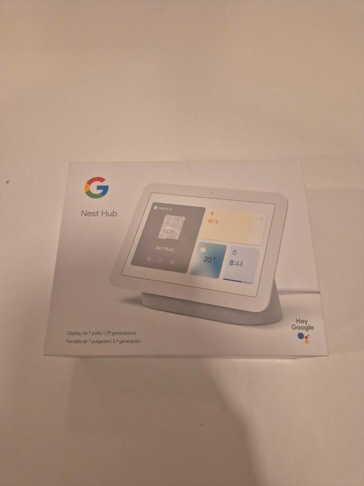 Google Nest Hub (2e generatie), Audio, Tv en Foto, Mediaspelers, Zo goed als nieuw, Zonder harde schijf, Ophalen of Verzenden