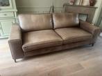 Leren bank - 225cm breed, Ophalen, Gebruikt, Tweepersoons, Rechte bank