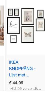 Lijsten set ikea, Huis en Inrichting, Woonaccessoires | Lijsten, Minder dan 50 cm, Ophalen of Verzenden, Zo goed als nieuw