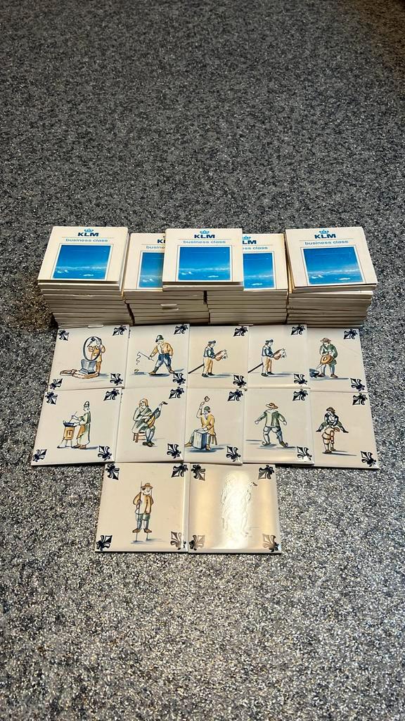 ✈️51 KLM tegeltjes✈️, Verzamelen, KLM Huisjes, Nieuw, Ophalen of Verzenden