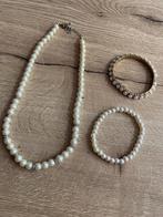 Set sieraden, Sieraden, Tassen en Uiterlijk, Armbanden, Ophalen of Verzenden, Zo goed als nieuw, Zilver