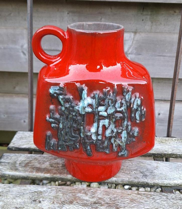 Prachtige vintage Walter Gerhards West Germany vaas., Verzamelen, Retro, Huis en Inrichting, Ophalen of Verzenden
