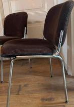 Vintage Gispen Stoel, (Brown Rib), Huis en Inrichting, Stoelen, Ophalen, Bruin, Mid-Century, Zo goed als nieuw