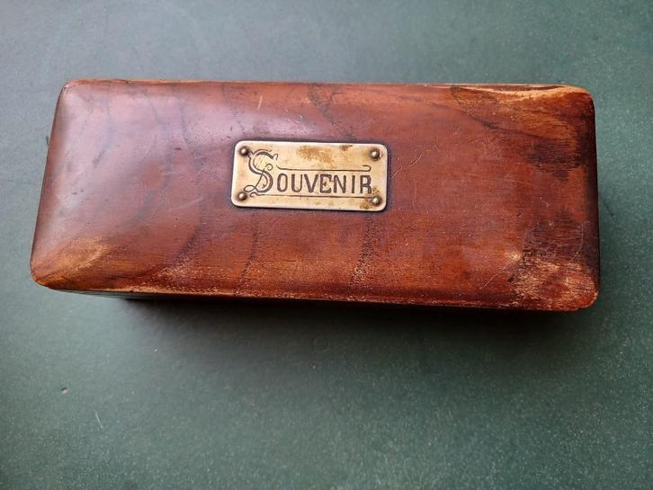 6 oude diversen doosjes / kistjes (zie alle foto's), Antiek en Kunst, Curiosa en Brocante, Ophalen of Verzenden