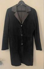 Suède leren blazer donkerblauw Maat 40, Kleding | Dames, Ophalen of Verzenden, Nieuw, Maat 42/44 (L), Blauw