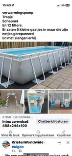 Intex zwembad 488x244x100, Ophalen, Gebruikt