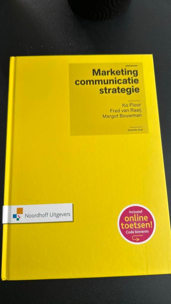 J.M.G. Floor - Marketingcommunicatiestrategie, Boeken, Economie, Management en Marketing, Zo goed als nieuw, Ophalen of Verzenden