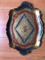 Italiaans dienblad, Huis en Inrichting, Woonaccessoires | Dienbladen, Ophalen of Verzenden, Zo goed als nieuw, Rechthoekig, Hout