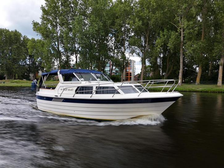 Agder 840 Cabrio (bj 2009), Watersport en Boten, Motorboten en Motorjachten, Gebruikt, 6 tot 9 meter, Overige brandstoffen, 50 pk of meer